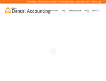 Tablet Screenshot of dentalaccounting.com